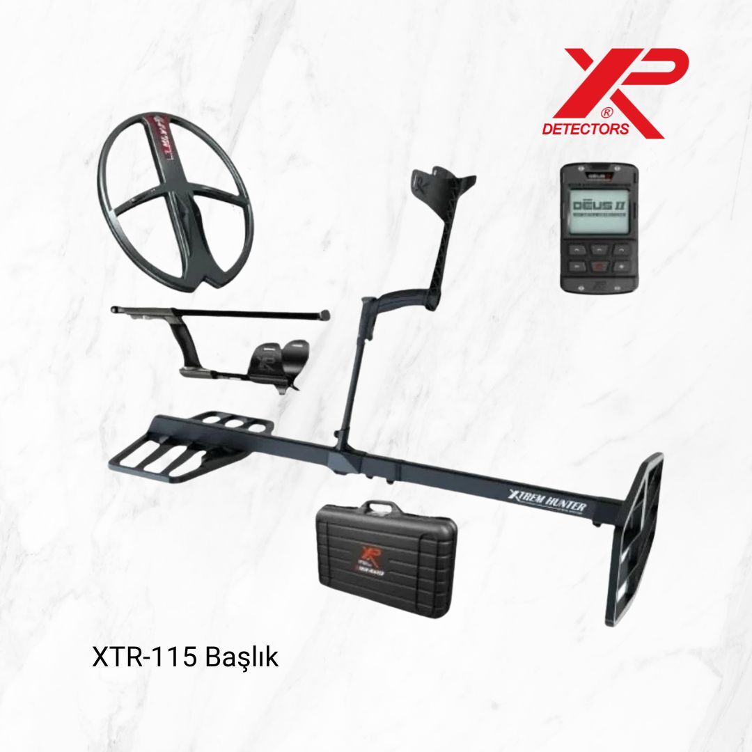 Xtrem Hunter Metal Dedektör – XTR-115 Başlık, DEUS 2 Ana Kontrol Ünitesi ile